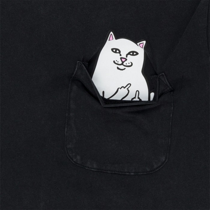 футболка lord nermal pocket tee от бренда ripndip вид слева