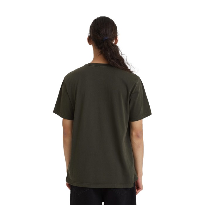 футболка lowercase pigment tee ss от бренда obey вид слева