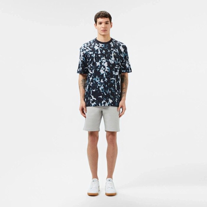 футболка мужская футболка lacoste из хлопка из хлопка спереди