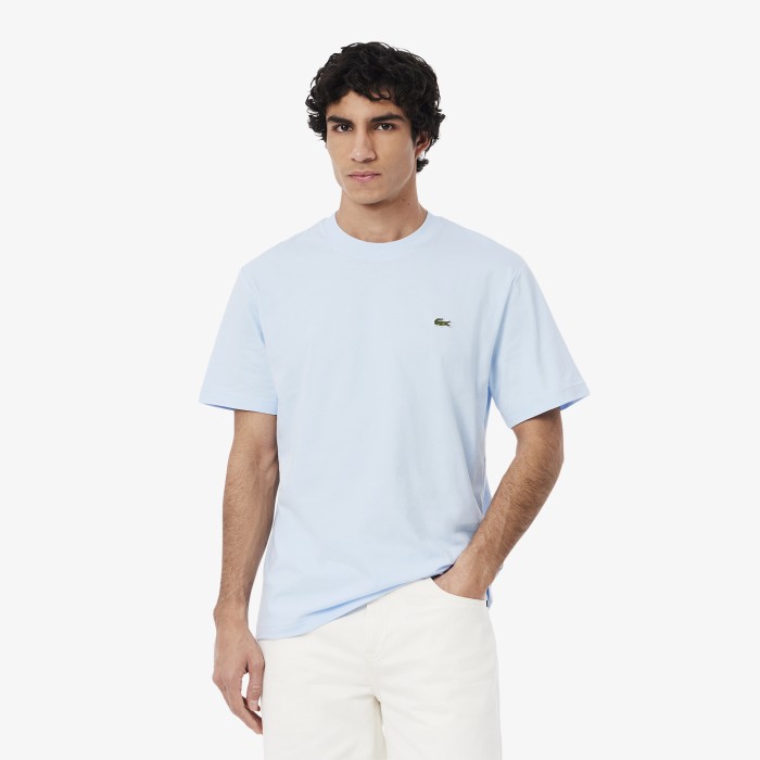 футболка мужская хлопковая футболка lacoste с коротким рукавом TH7318T01 фотография