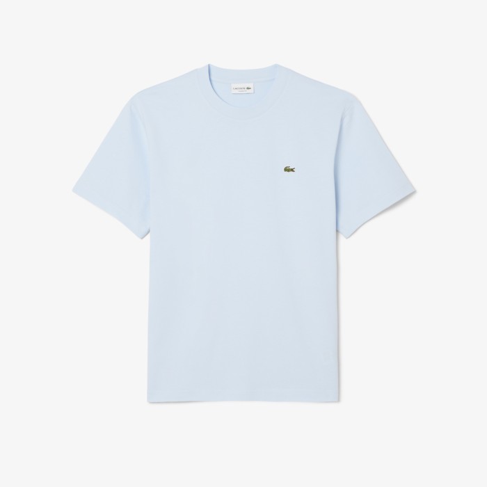 футболка мужская хлопковая футболка lacoste с коротким рукавом - качественный продукт вид сбоку
