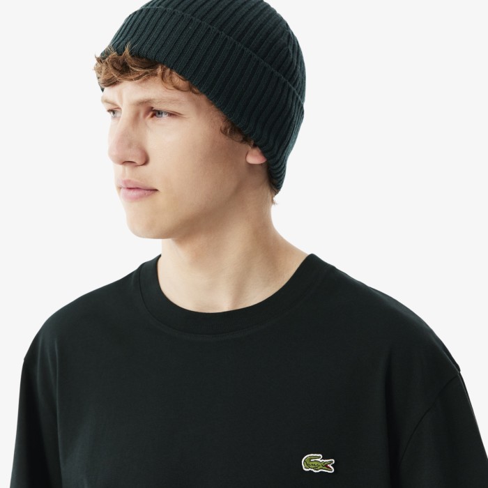 футболка мужская хлопковая футболка lacoste от бренда lacoste вид слева