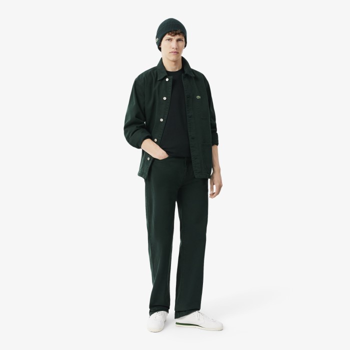 футболка мужская хлопковая футболка lacoste из проверенных материалов спереди