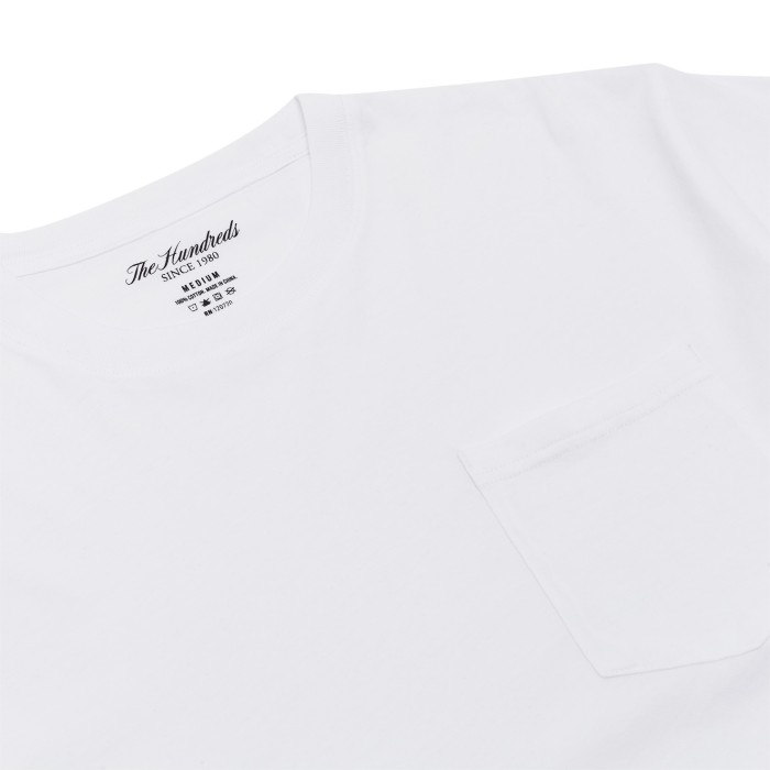 футболка perfect pocket t-shirt f23 от бренда the hundreds вид слева