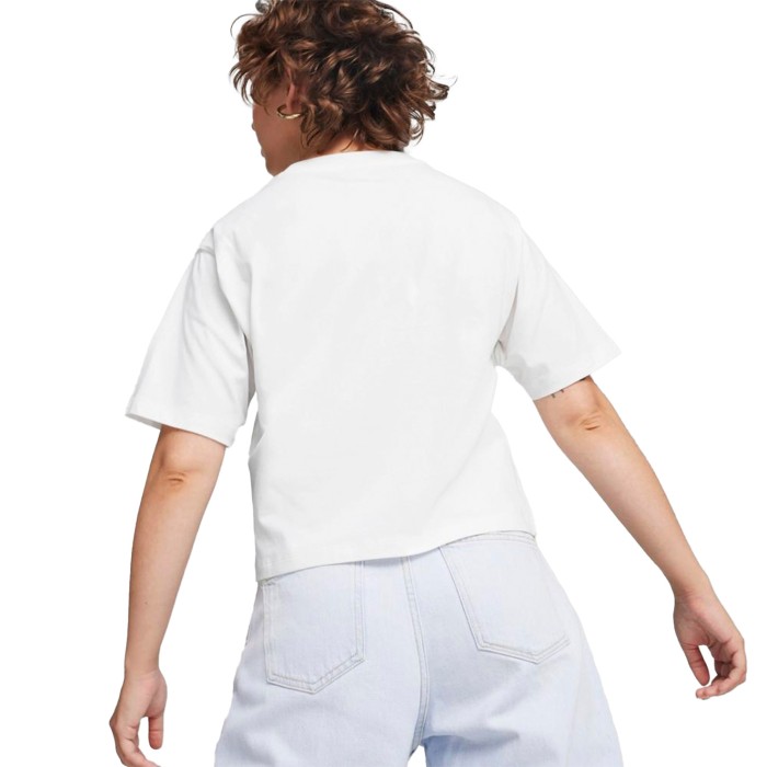 футболка relaxed tee от бренда puma вид слева