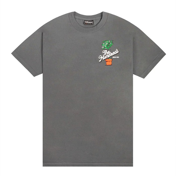 футболка rooted slant t-shirt HNT24P101022CHARCOAL фотография