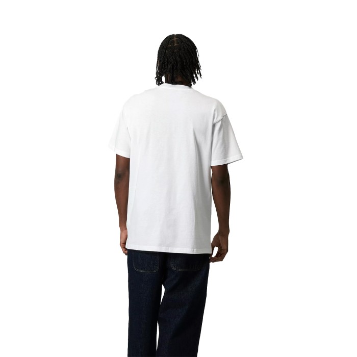футболка s/s label script t-shirt от бренда carhartt wip вид слева