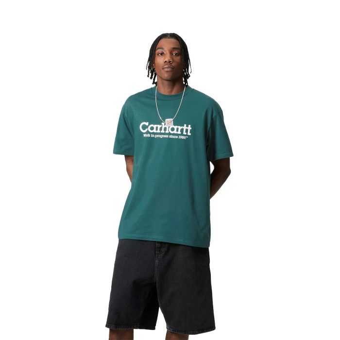 футболка s/s label script t-shirt CTI0344212M1XX фотография