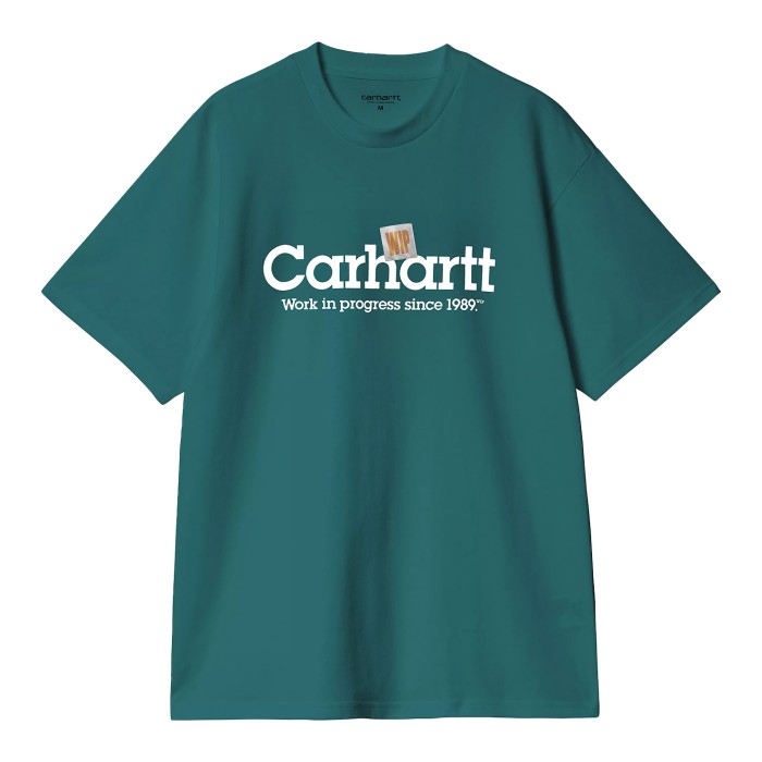 футболка s/s label script t-shirt по цене 4974 руб вид справа