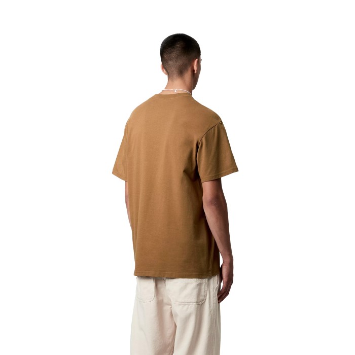 футболка s/s rivet script t-shirt от бренда carhartt wip вид слева