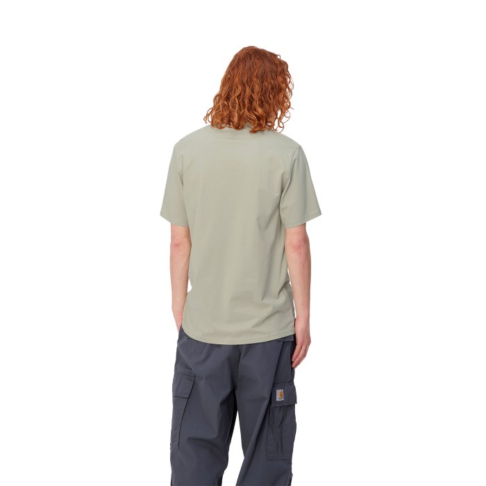 футболка s/s script t-shirt от бренда carhartt wip вид слева