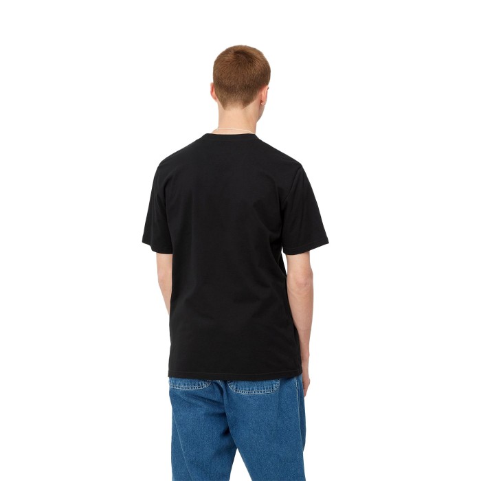 футболка s/s script t-shirt от бренда carhartt wip вид слева