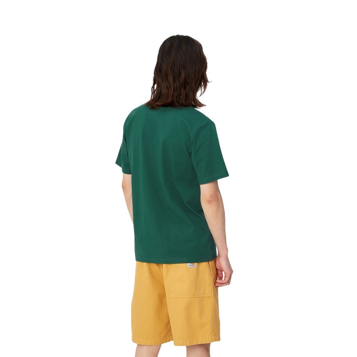 футболка s/s university t-shirt от бренда carhartt wip вид слева