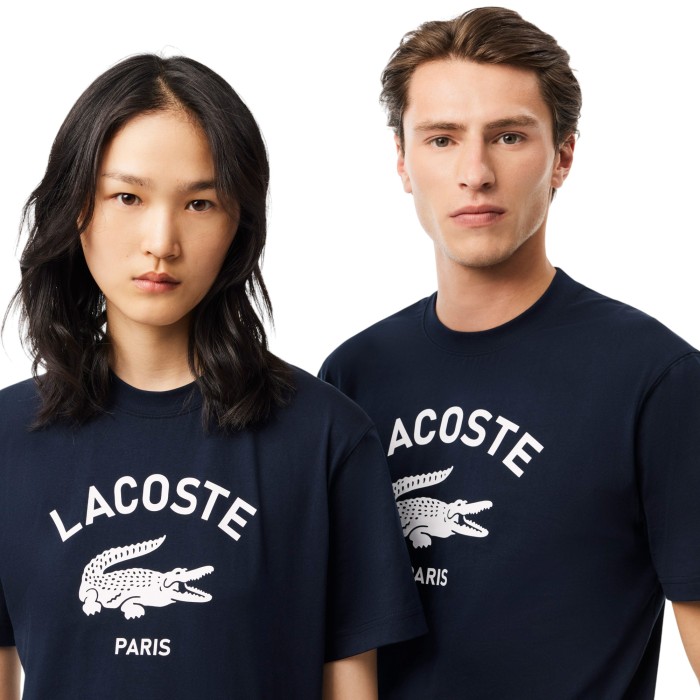 футболка s-tshirt от бренда lacoste вид слева