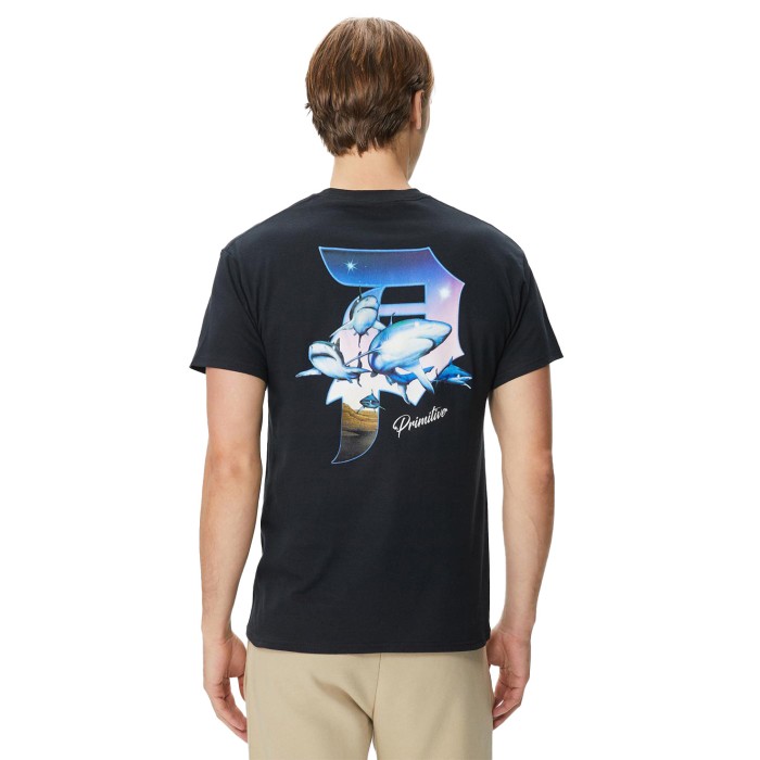 футболка shiver tee от бренда primitive вид слева