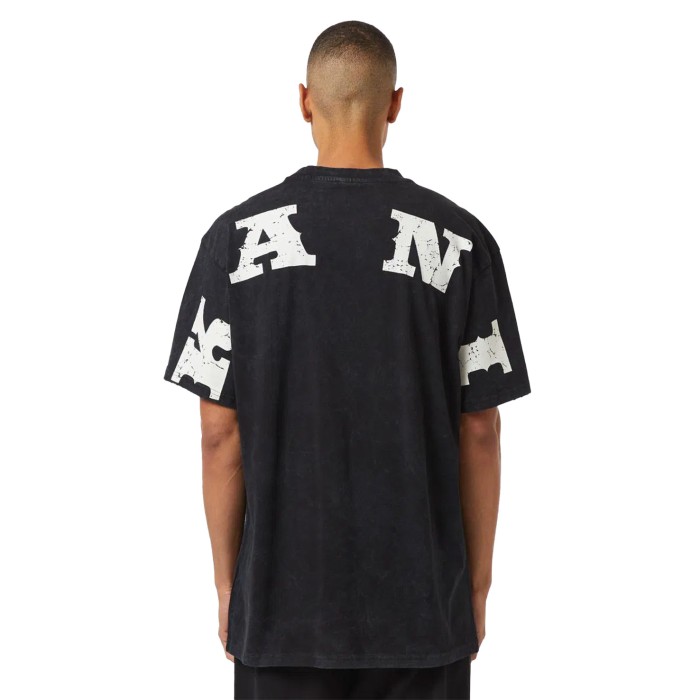 футболка small signature distressed heavy jersey tee от известного бренда вид слева