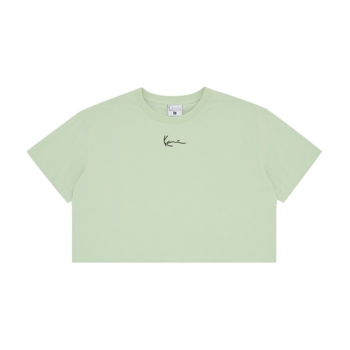 футболка small signature essential crop tee KKKWTE05110506R00 фотография