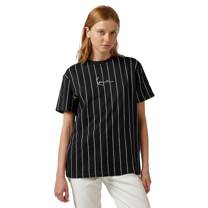 футболка small signature essential pinstripe os tee KKKWTE02100102R00 фотография
