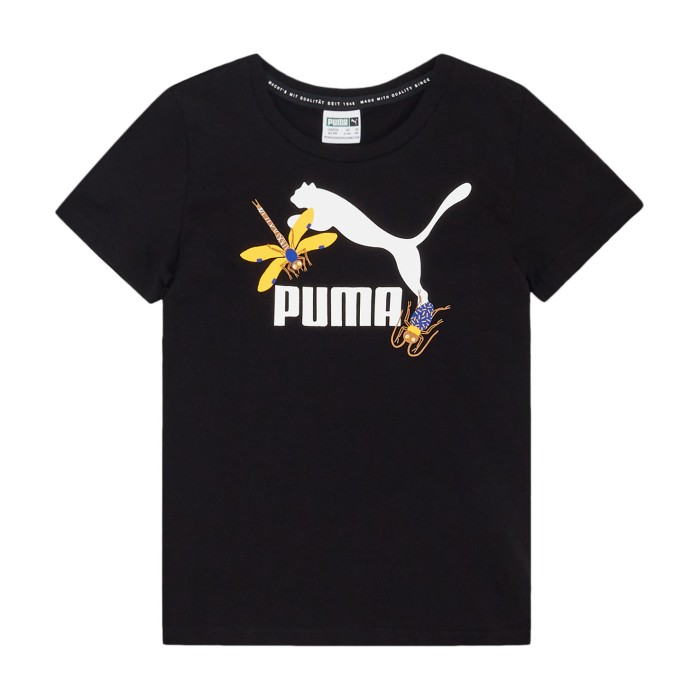 футболка small world prime tee puma black PM67013401 фотография