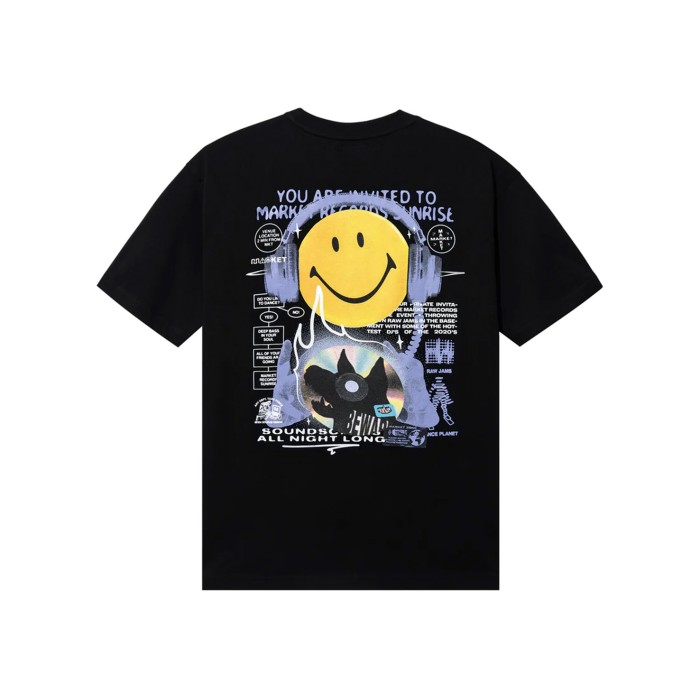 футболка smiley afterhours t-shirt от известного бренда вид слева