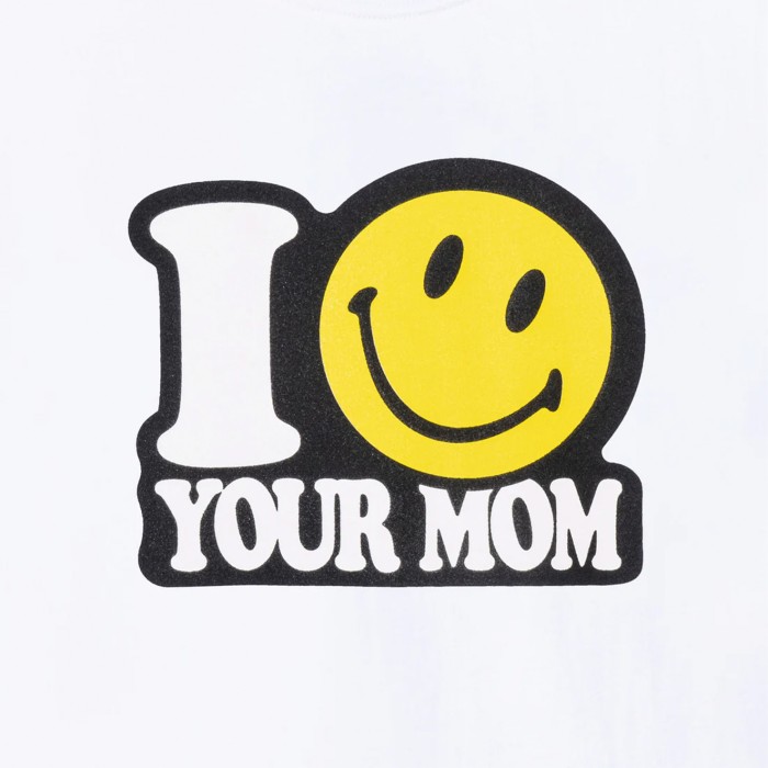 футболка smiley your mom t-shirt от известного бренда вид слева