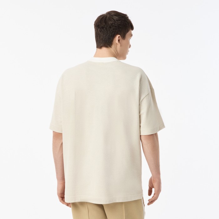 футболка t-shirt от бренда lacoste вид слева