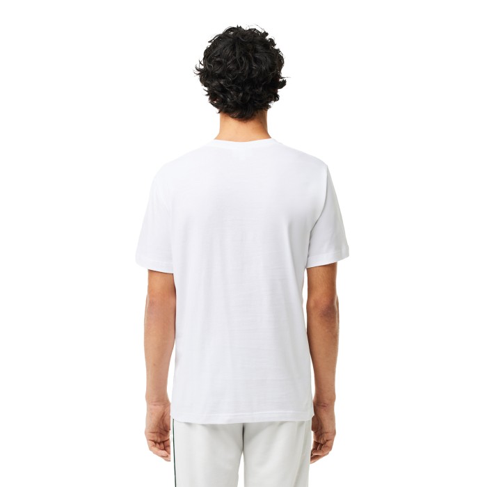 футболка t-shirt от бренда lacoste вид слева