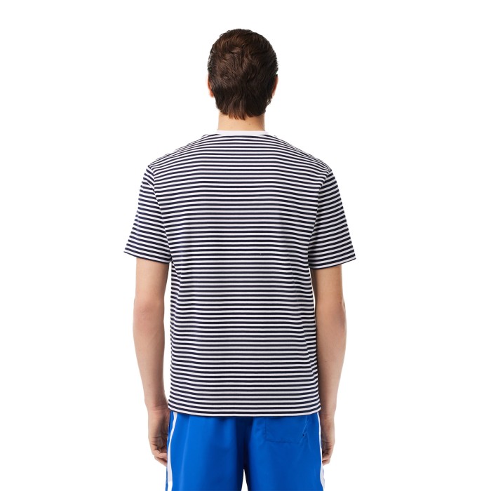 футболка t-shirt от бренда lacoste вид слева