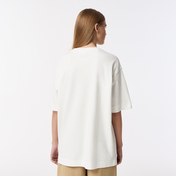 футболка t-shirt от бренда lacoste вид слева