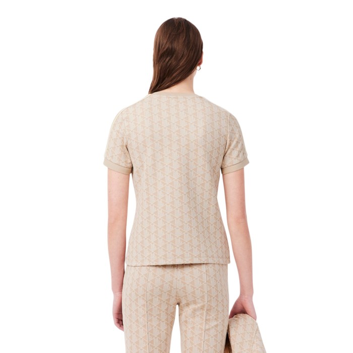 футболка t-shirt от бренда lacoste вид слева