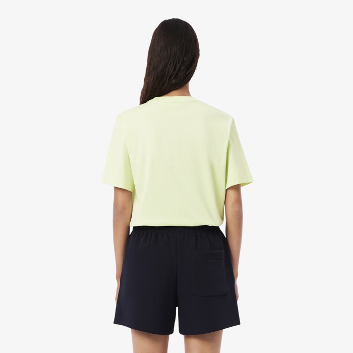 футболка t-shirt от бренда lacoste вид слева