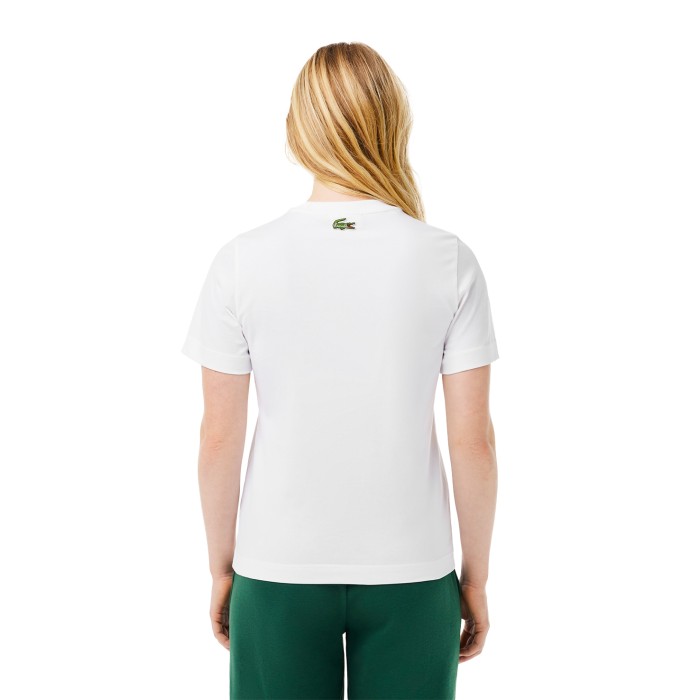 футболка t-shirt от бренда lacoste вид слева