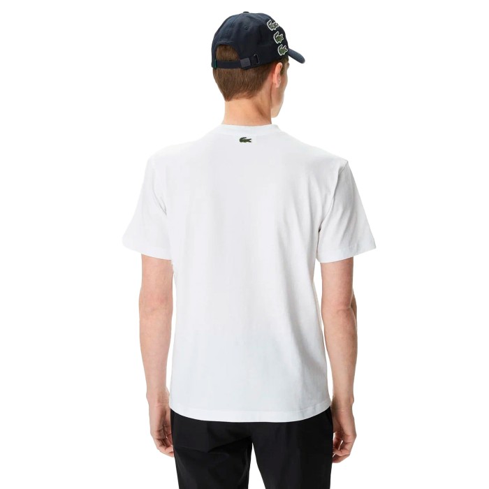 футболка t-shirt от бренда lacoste вид слева