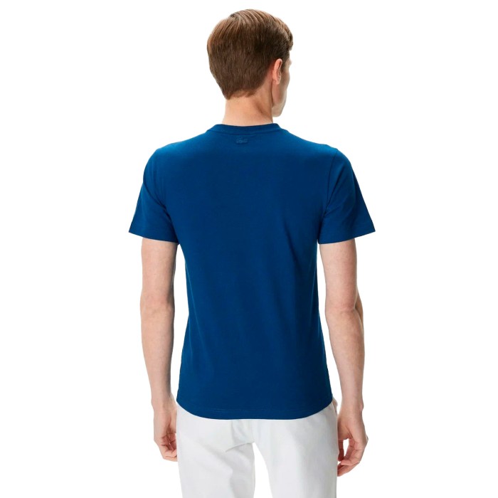футболка t-shirt от бренда lacoste вид слева
