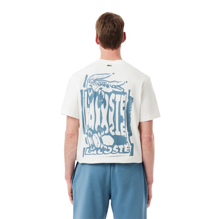 футболка t-shirt от бренда lacoste вид слева
