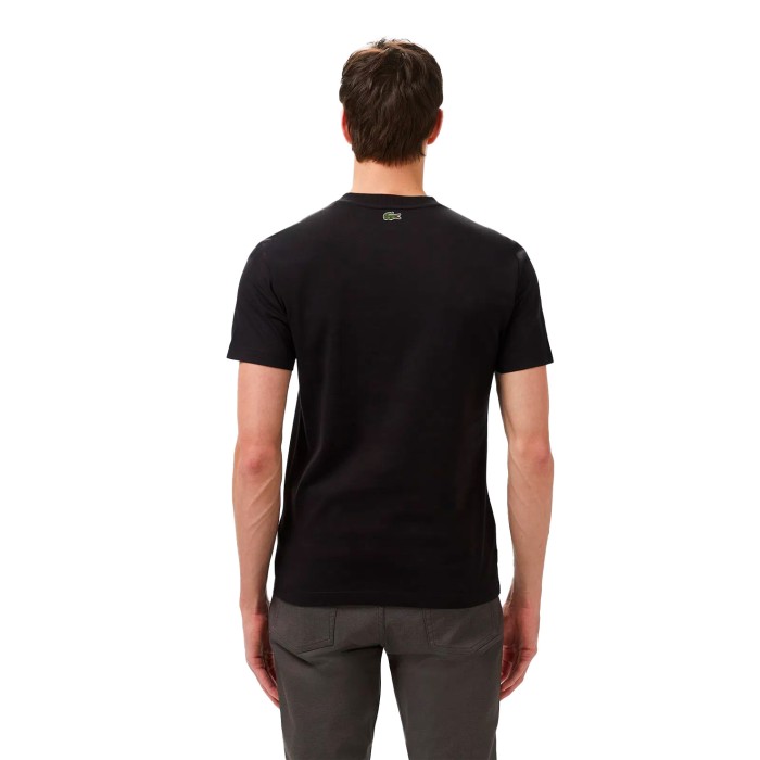 футболка t-shirt от бренда lacoste вид слева