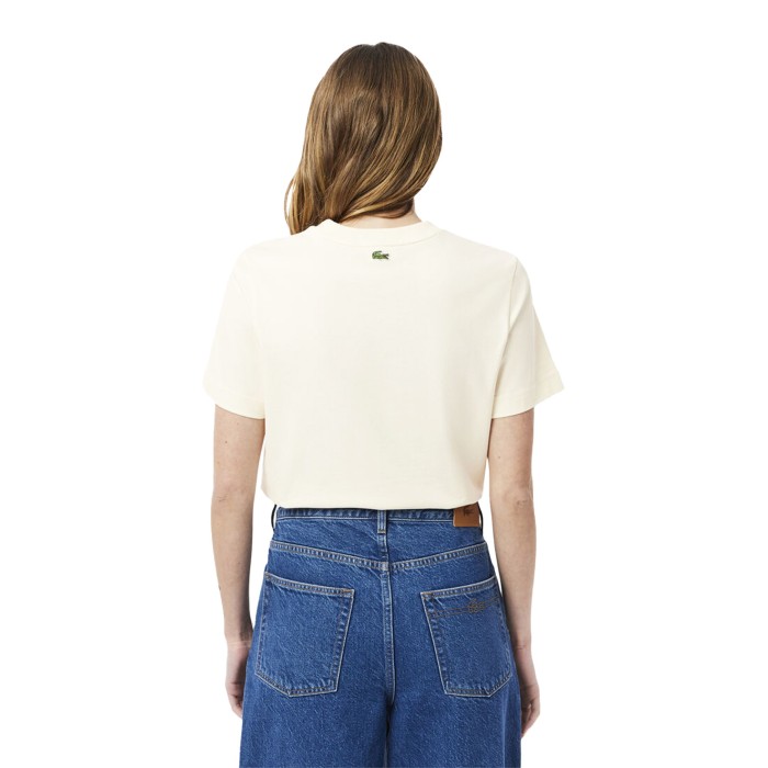 футболка t-shirt от бренда lacoste вид слева
