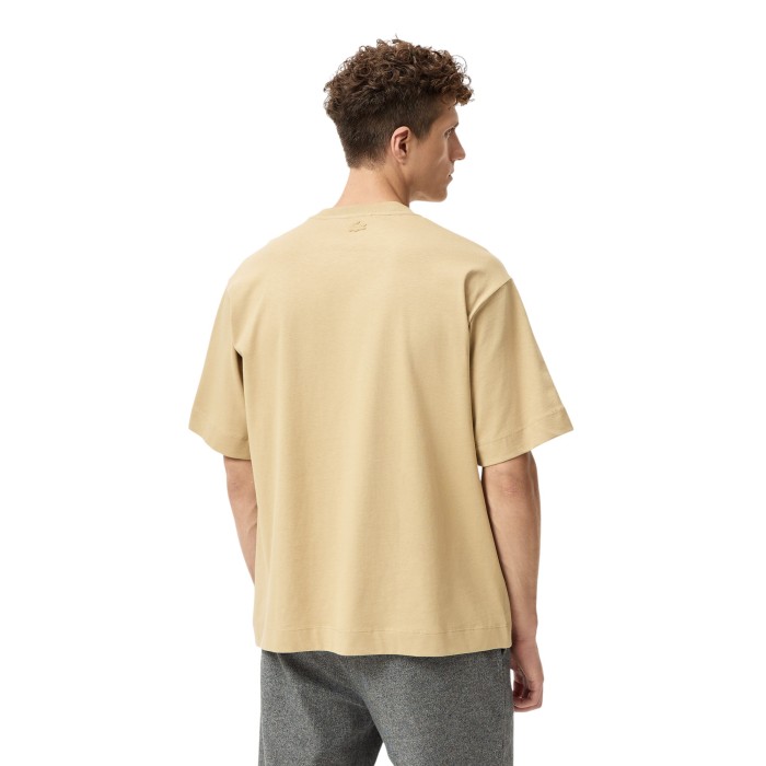 футболка t-shirt от бренда lacoste вид слева
