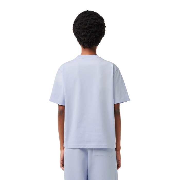 футболка t-shirt от бренда lacoste вид слева