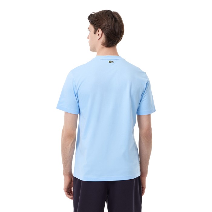 футболка t-shirt от бренда lacoste вид слева