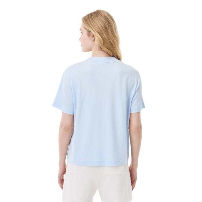 футболка t-shirt от бренда lacoste вид слева