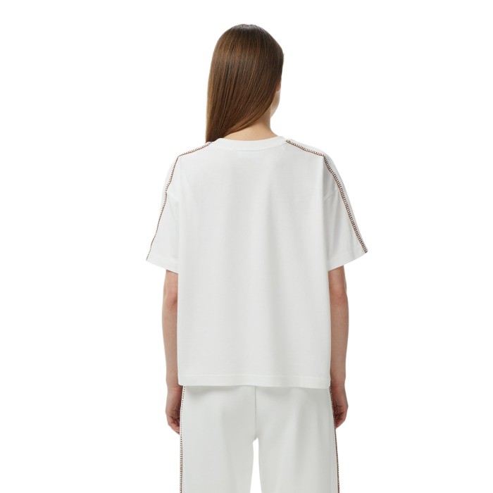 футболка t-shirt от бренда lacoste вид слева