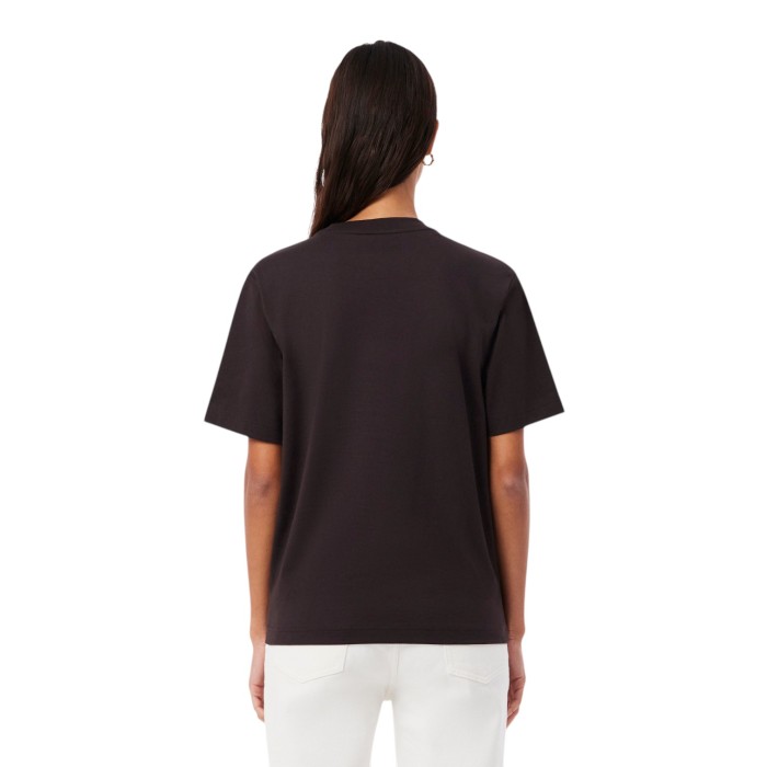 футболка t-shirt от бренда lacoste вид слева