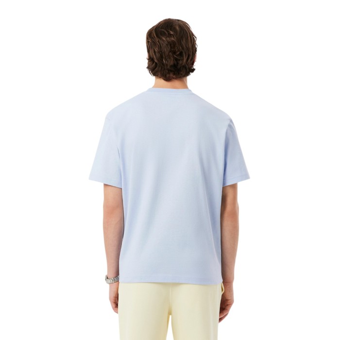 футболка t-shirt от бренда lacoste вид слева