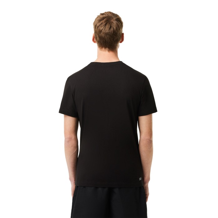 футболка t-shirt от бренда lacoste вид слева