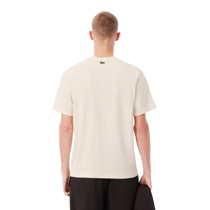 футболка t-shirt от бренда lacoste вид слева