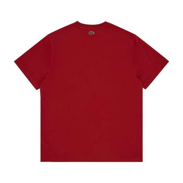 футболка t-shirt от бренда lacoste вид слева