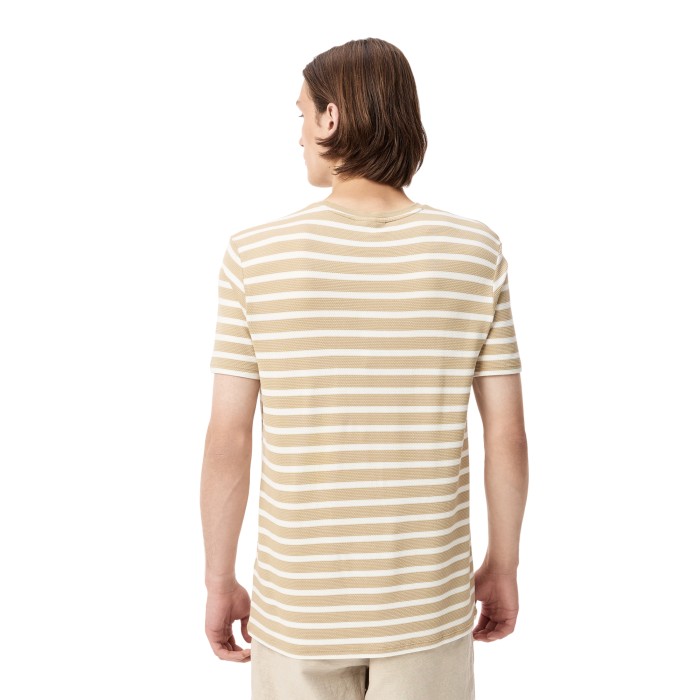 футболка t-shirt от бренда lacoste вид слева
