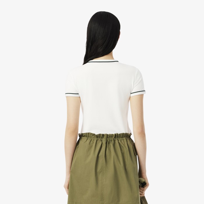 футболка t-shirt от бренда lacoste вид слева