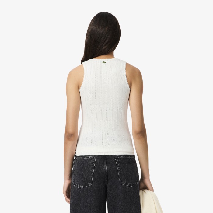 футболка t-shirt от бренда lacoste вид слева